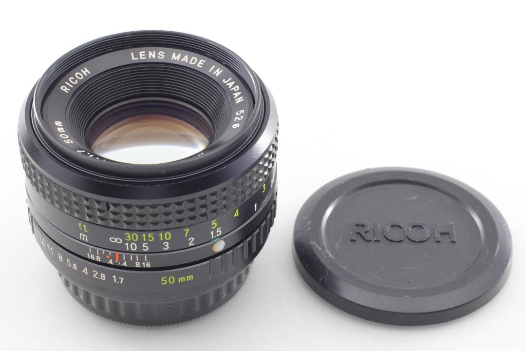 富岡光学製 RICOH XR RIKENON 50mm f/1.7レンズ