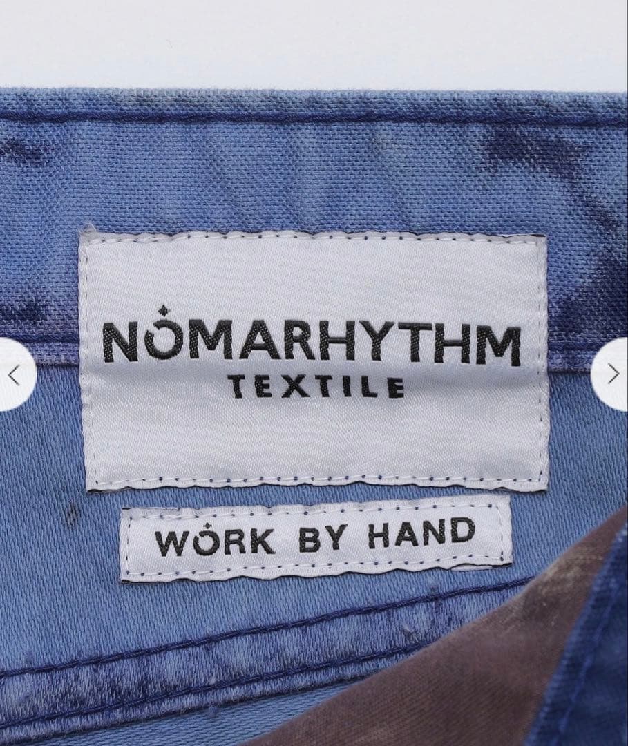 パンツ NOMARHYTHM TEXTILE: HAND DYED WORK PANTS