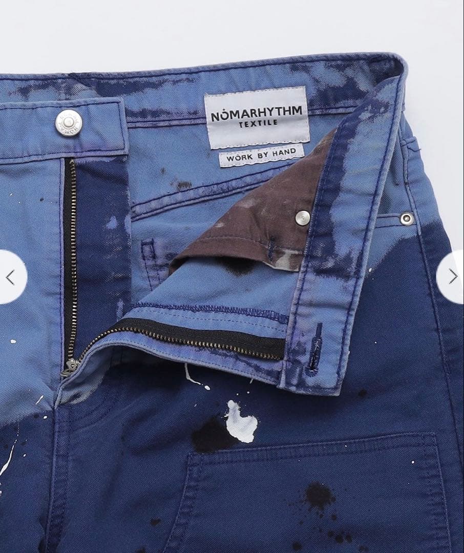 パンツ NOMARHYTHM TEXTILE: HAND DYED WORK PANTS