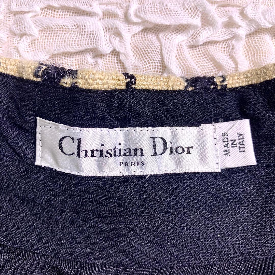 Christian Dior ディオール ツイード　チェック柄　ショートパンツ