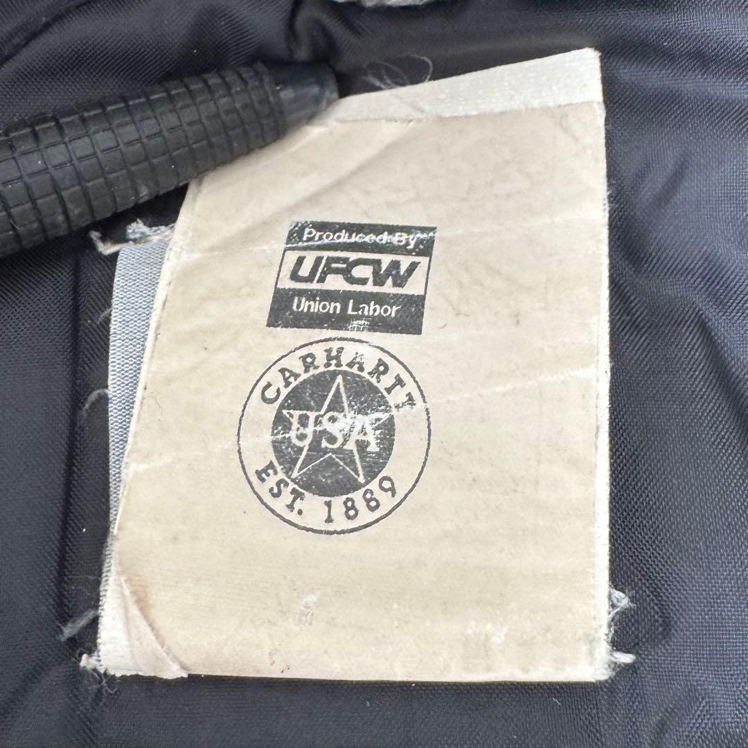 Carhartt カーハート ダックベスト USA製　V02 CMT グレー