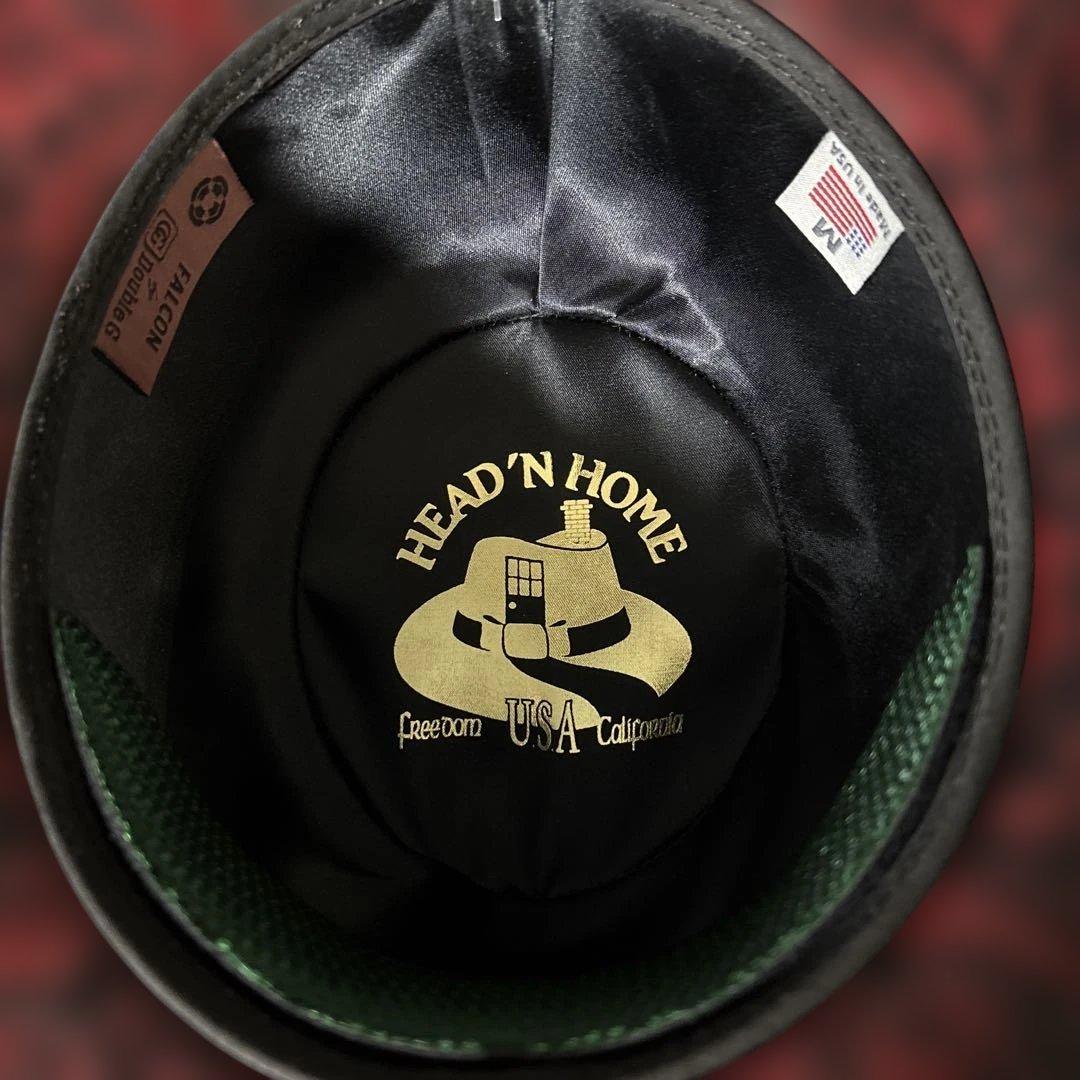 ファルコン メンズ アメリカンレザー カウボーイハット　新品　Ｍサイズ