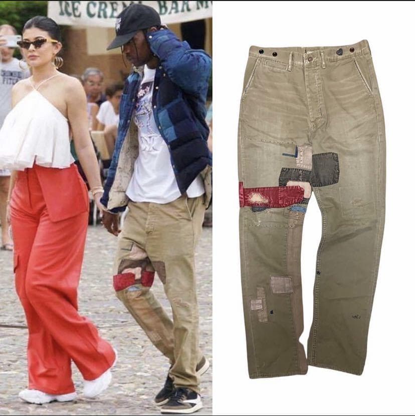 ☆kapital チノパン パッチワーク ボロ加工☆