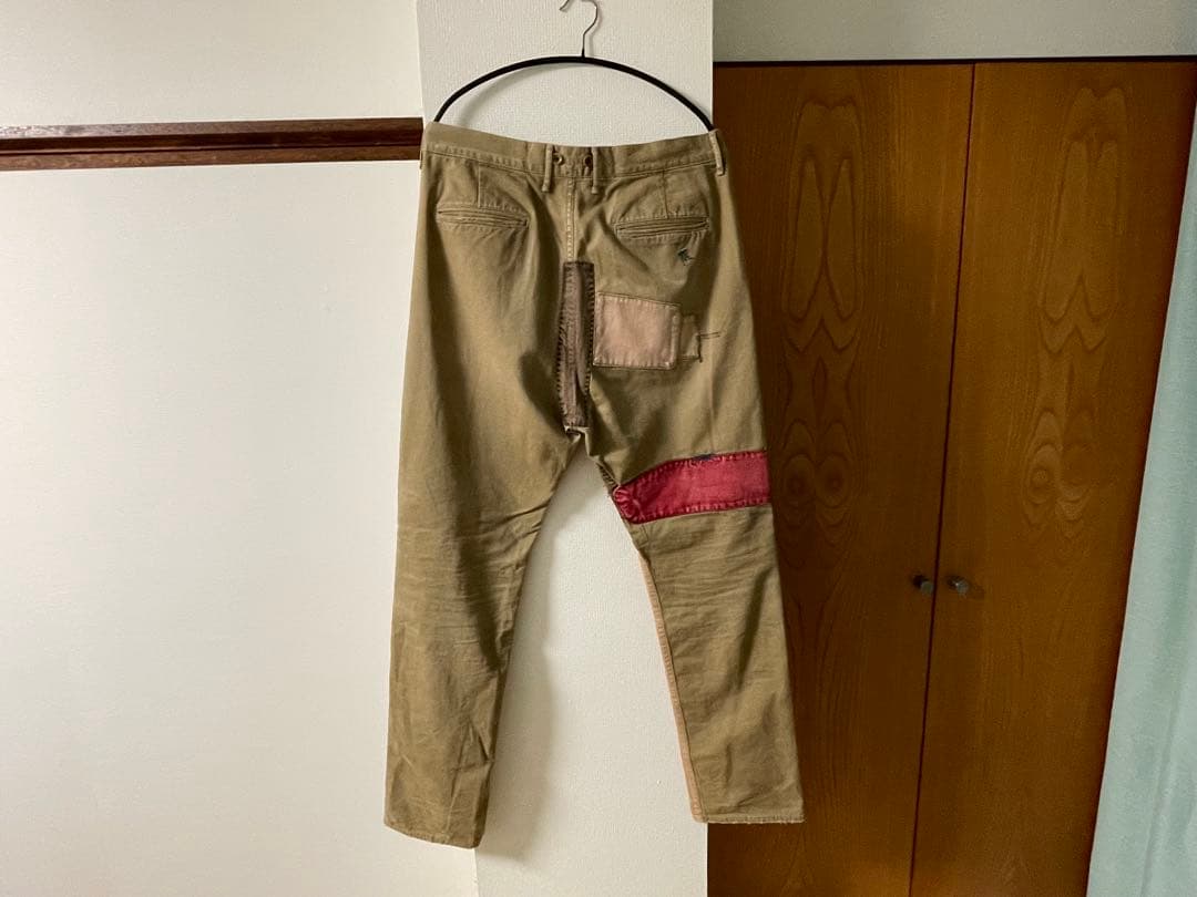 ☆kapital チノパン パッチワーク ボロ加工☆