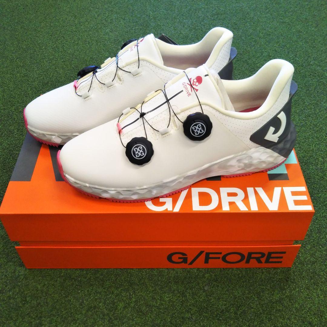 新品 G/FORE G/DRIVE ゴルフシューズ ホワイト 25.5cm