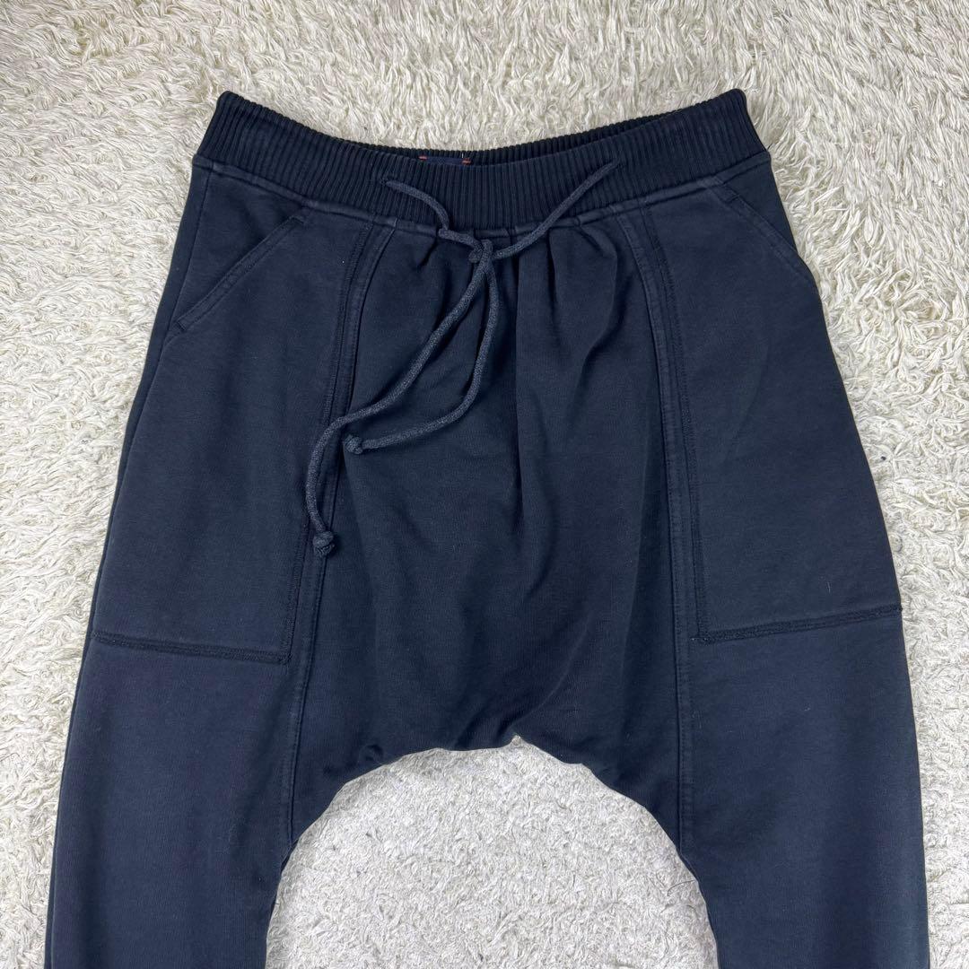 希少★ジャンポールゴルチエ サルエルパンツ スウェット サイドジップ ブラック