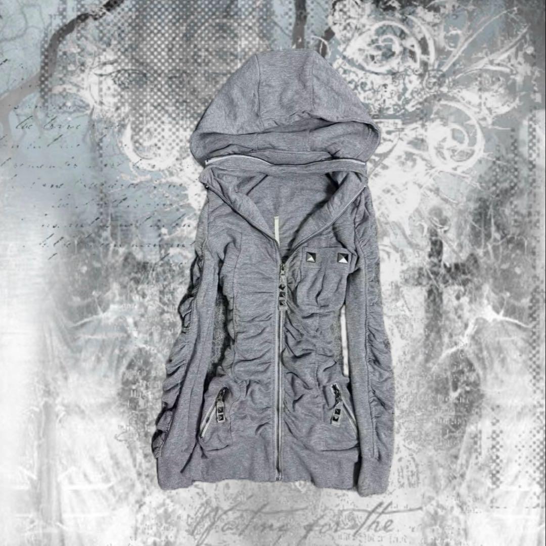 y2k archive グランジ　opium フードパーカー
