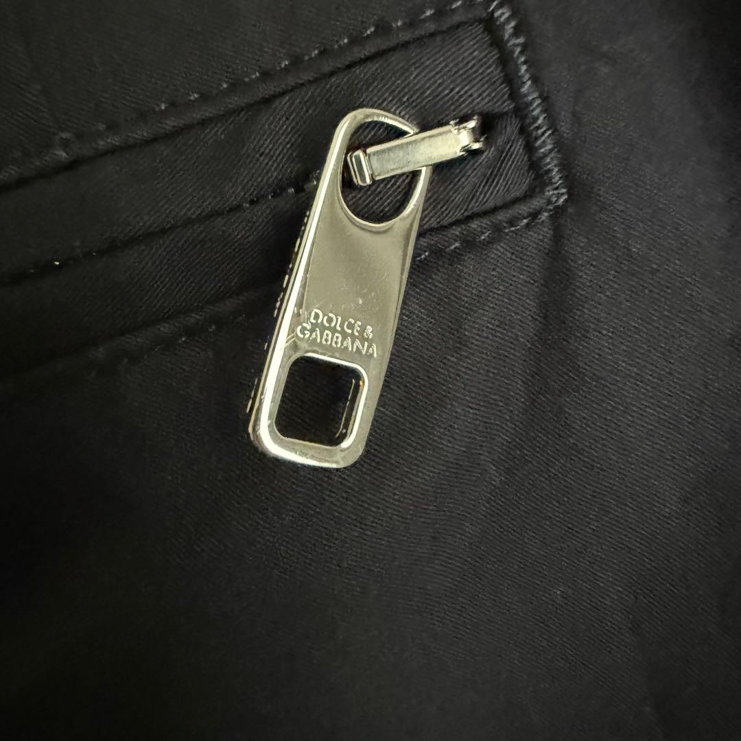 【希少】ドルチェアンドガッバーナ　イージーセットアップ　ネイビー　シルク混　46