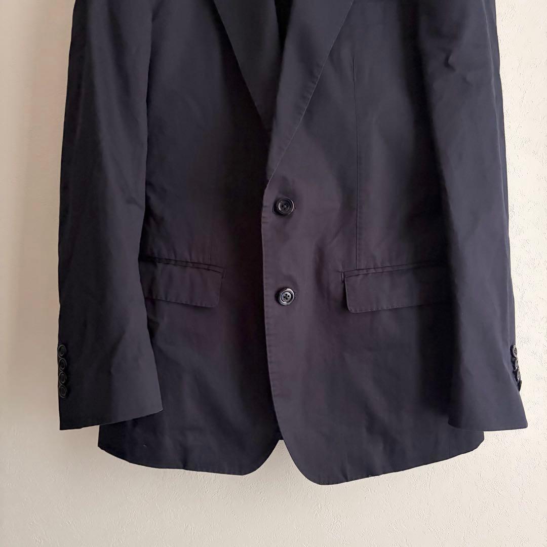 【希少】ドルチェアンドガッバーナ　イージーセットアップ　ネイビー　シルク混　46