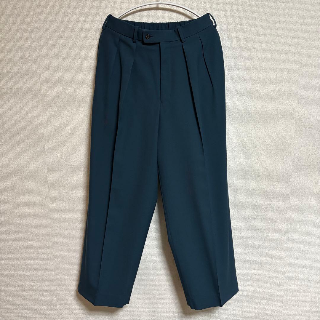 マーカウェア ワイド スラックス ネイビー サイズ2