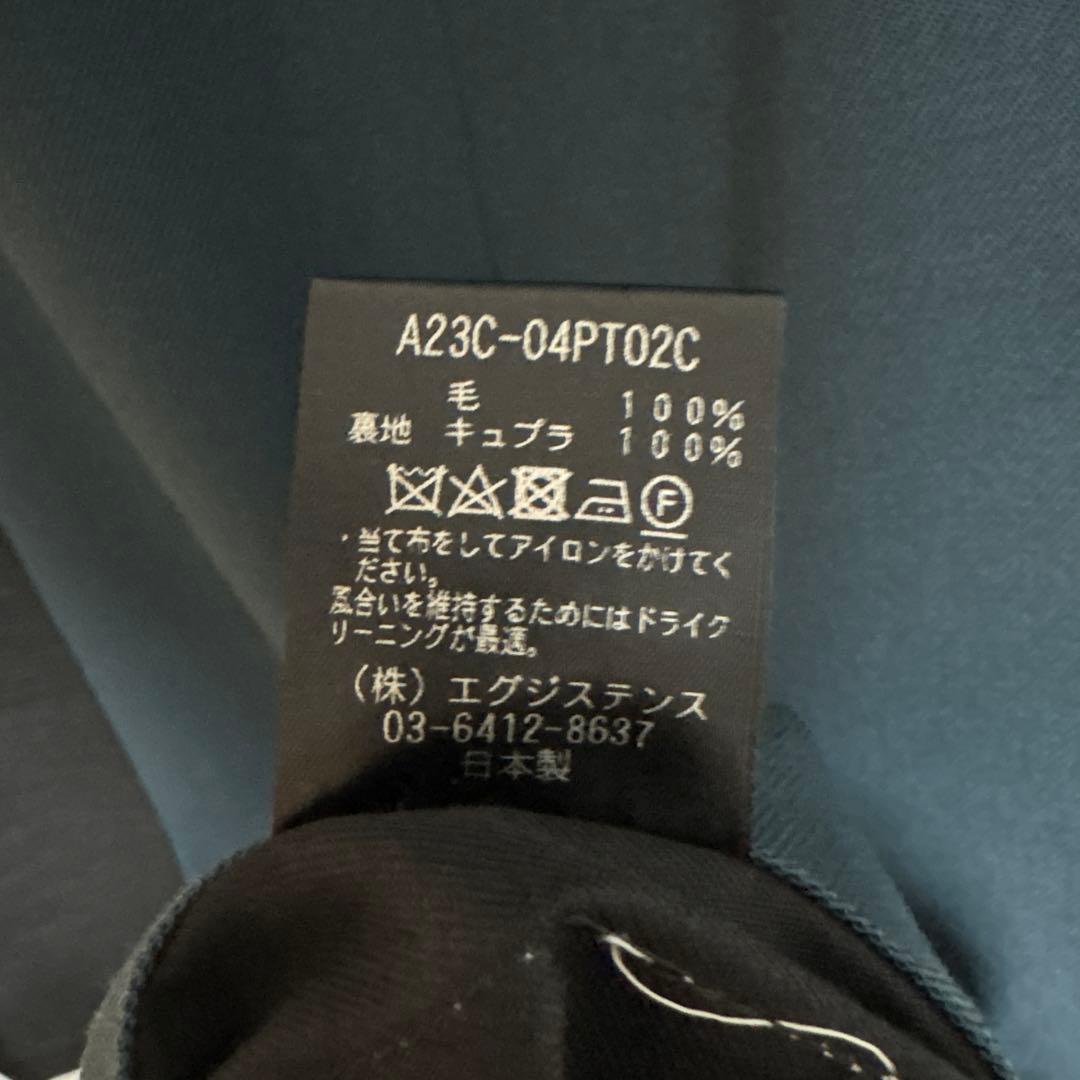 マーカウェア ワイド スラックス ネイビー サイズ2