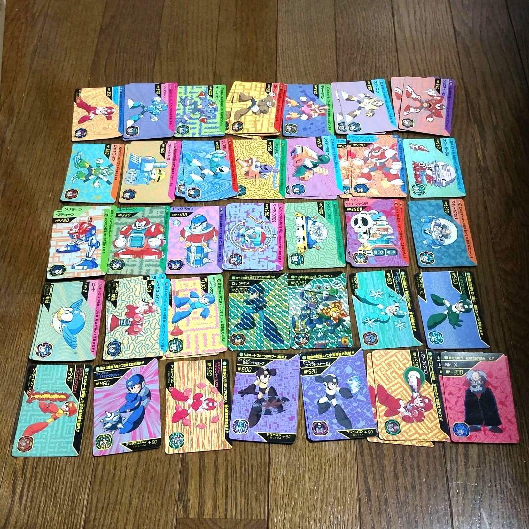ロックマン　カードダス　カード　まとめ売り　レア　希少　224枚