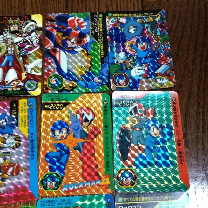 ロックマン　カードダス　カード　まとめ売り　レア　希少　224枚