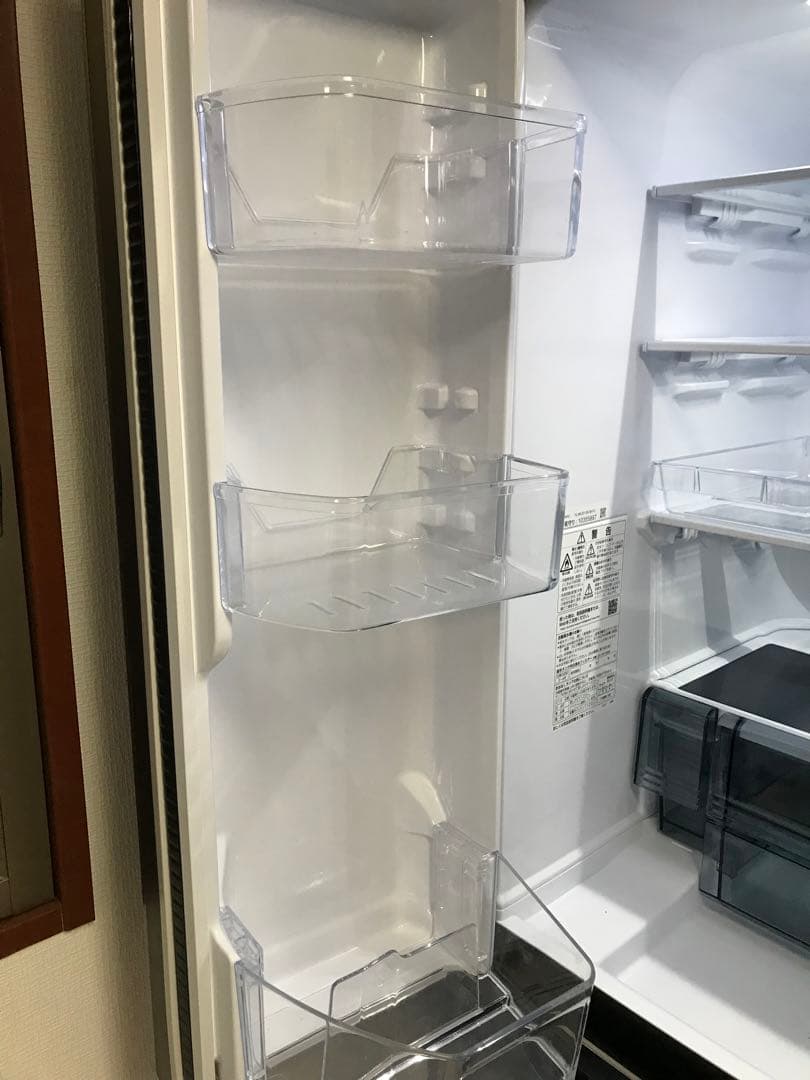 【配送無料】大型冷蔵庫 SHARP SJ-MF46J 観音開き 2022年製