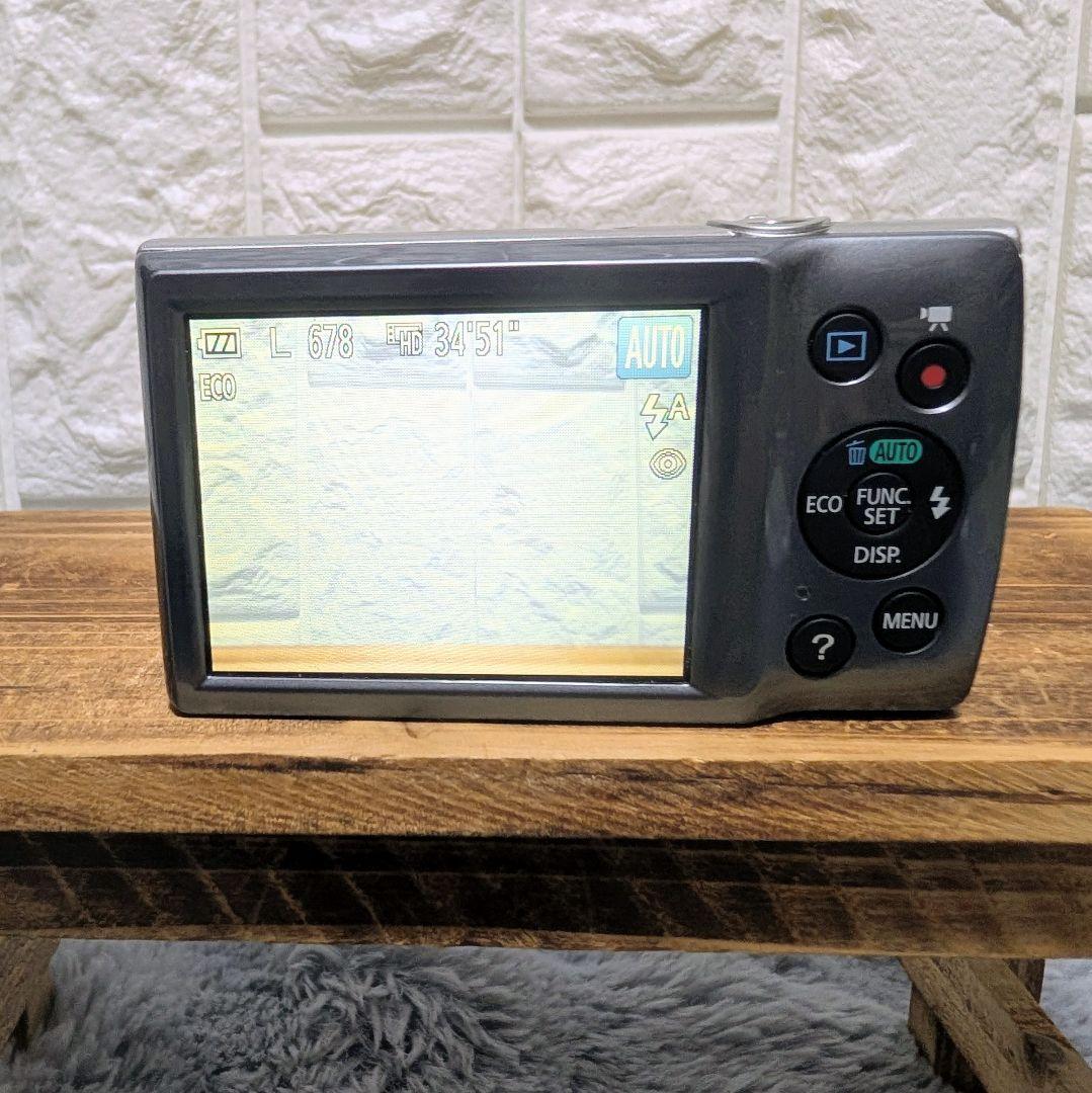 【美品】動作確認済　Canon IXY150 コンパクトデジタルカメラ グレー