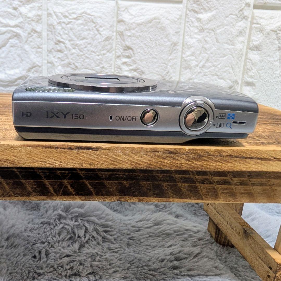 【美品】動作確認済　Canon IXY150 コンパクトデジタルカメラ グレー