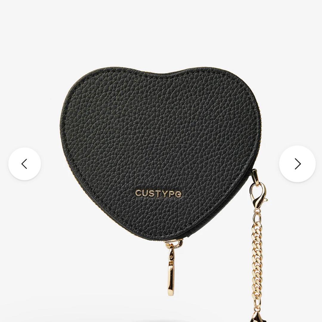 新品未使用！CUSTYPE ハート型ポケット付きケース ブラックiPhone17