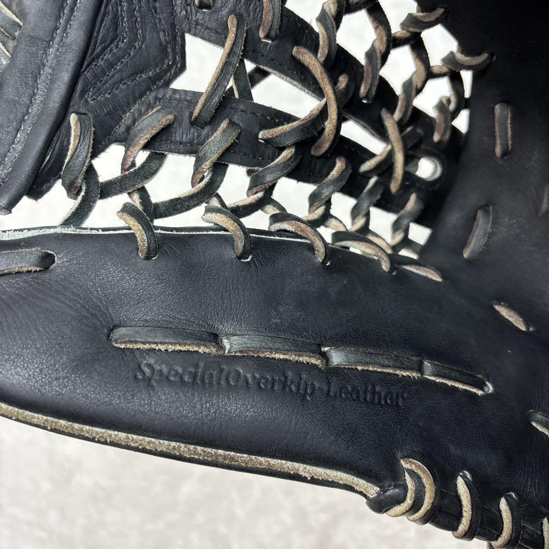 アシックス ゴールドステージ 軟式グローブ　一般用　外野手　ブラック