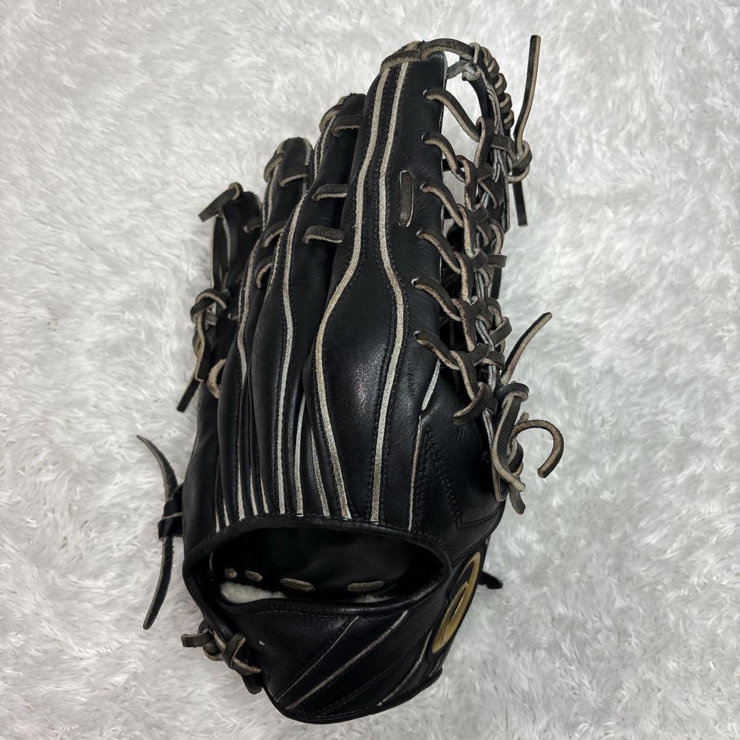 アシックス ゴールドステージ 軟式グローブ　一般用　外野手　ブラック