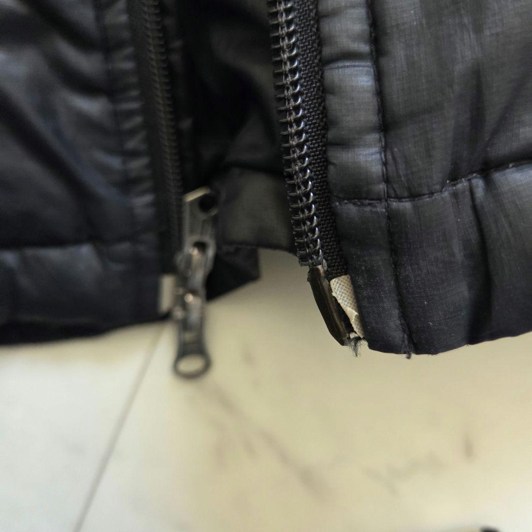 y2k archive old gap ダウンジャケット ファー 黒 短丈