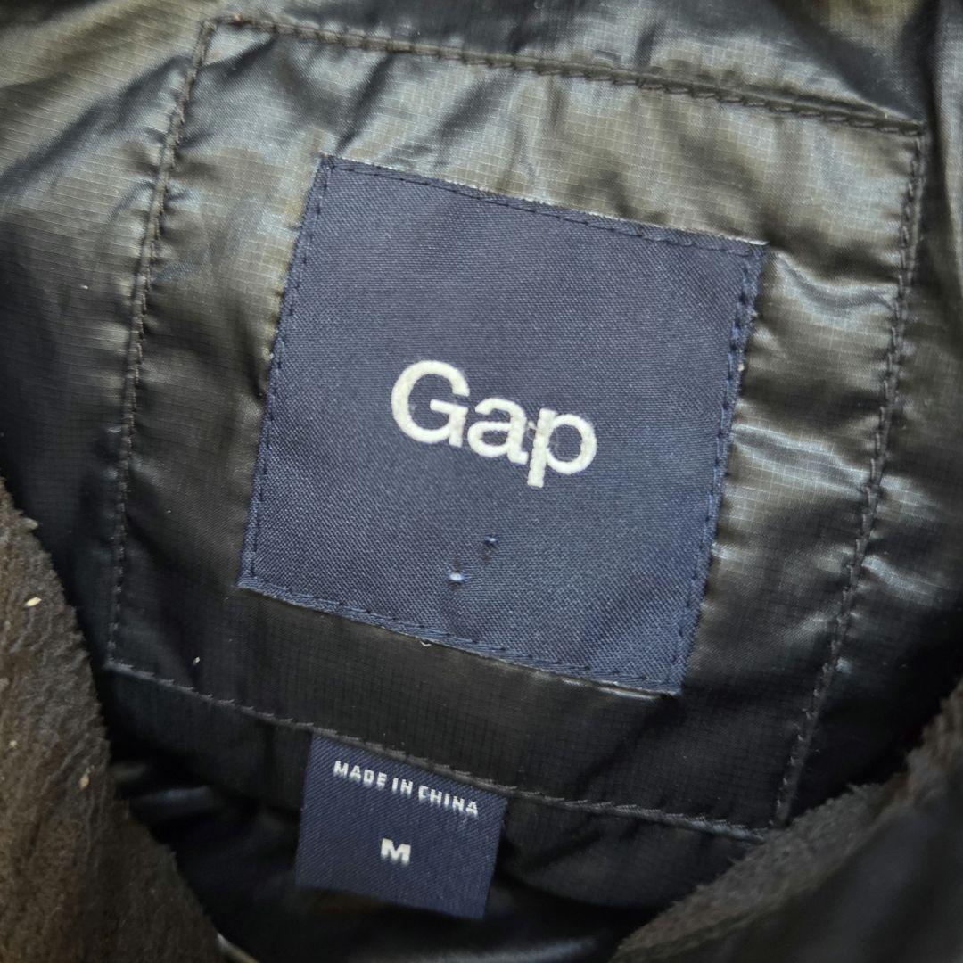 y2k archive old gap ダウンジャケット ファー 黒 短丈