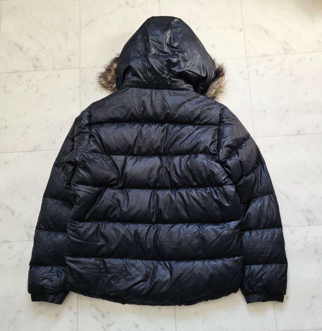 y2k archive old gap ダウンジャケット ファー 黒 短丈