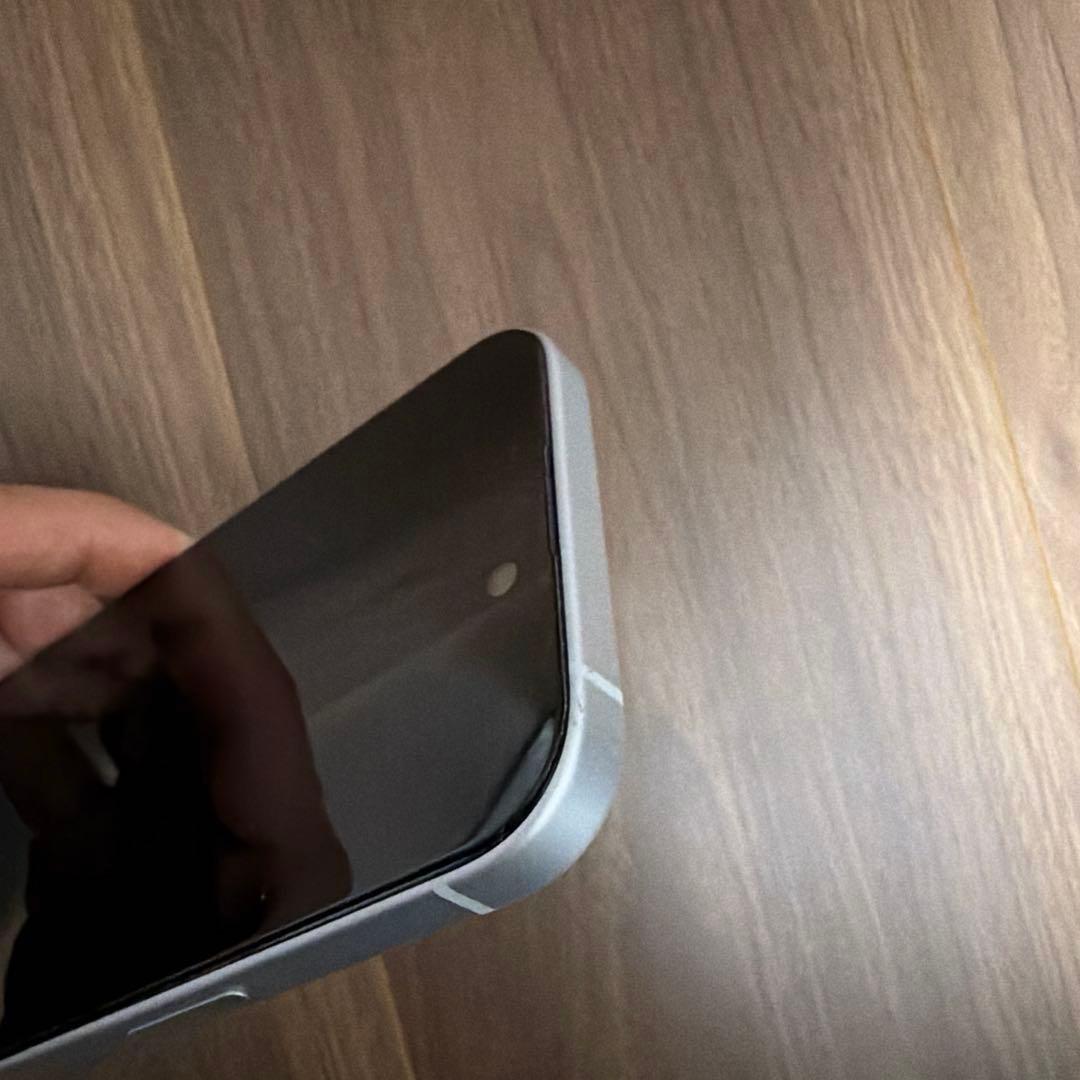 【美品】Apple iPhone 15 ブルー 256GB 箱、ピン付き
