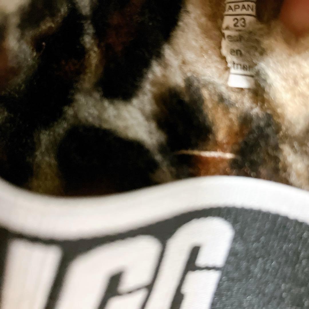 UGG フラッフ イヤー スライド サンダル レオパード 23㎝