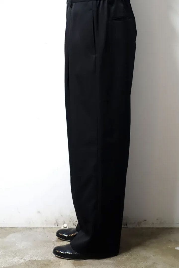 パンツ ssstein 25AW EASY WIDE TROUSERS BLACK M