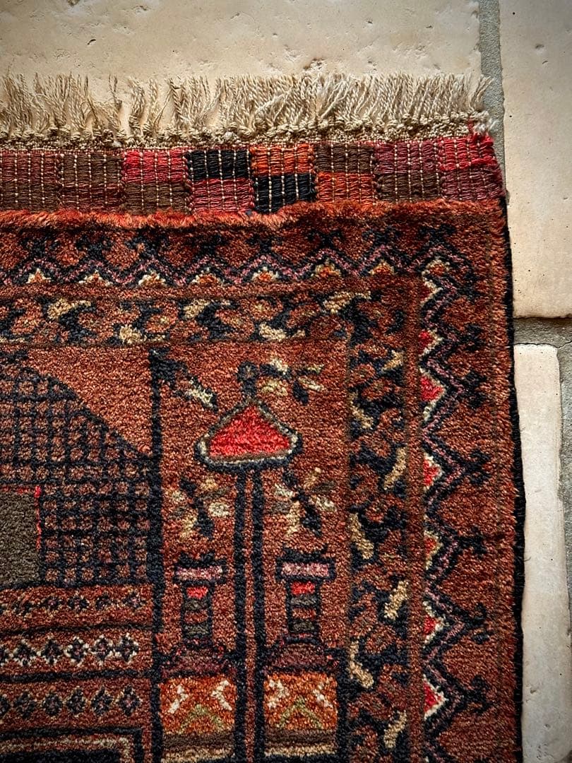 トライバルラグ　ヴィンテージラグ　アフガンラグ　トルクメン　プリミティブアート