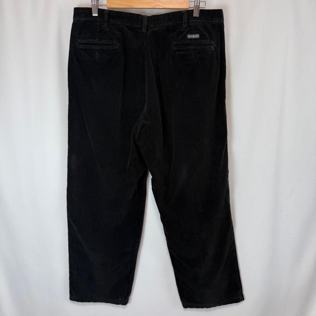 Polo by Ralph Lauren 2タック 太畝 コーデュロイ パンツ