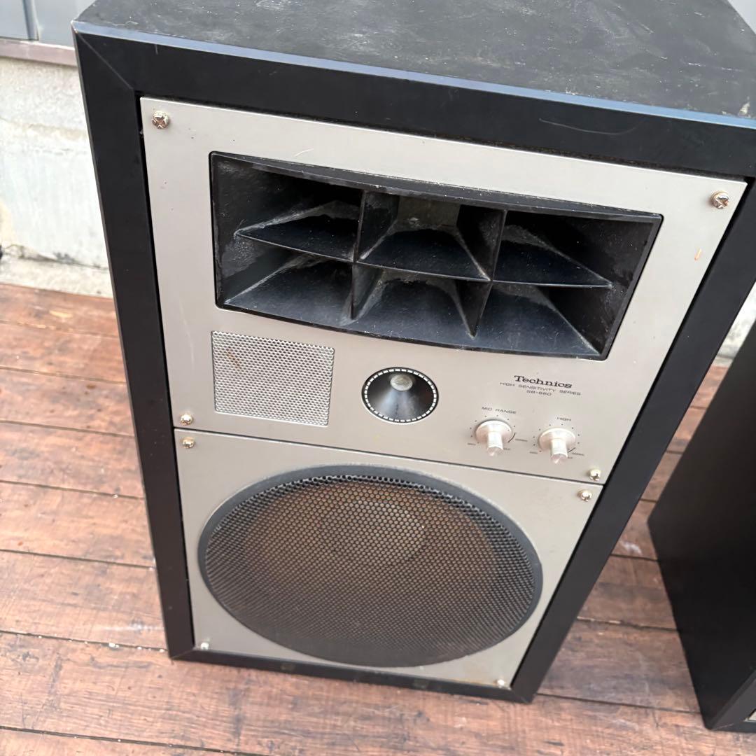 昭和レトロ テクニクス SB-660 3WAY スピーカーペア ビンテージ現状品