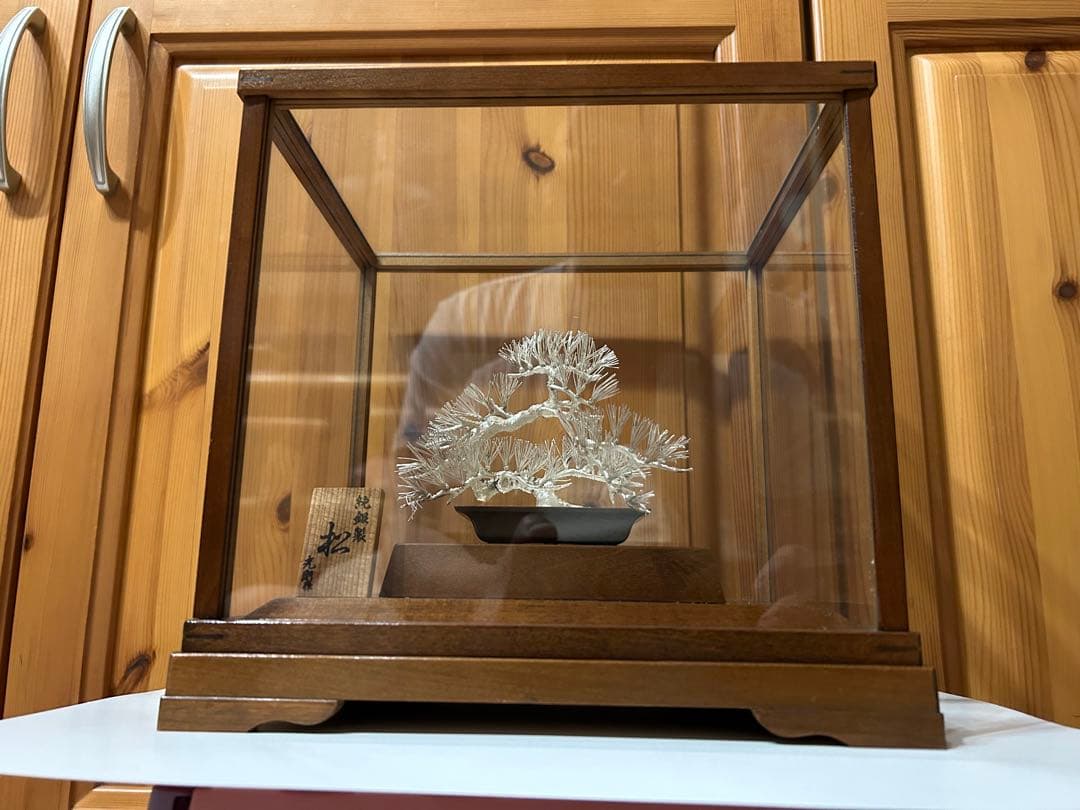 超希少【純銀製】　松　光則作　ケース付き　シルバー