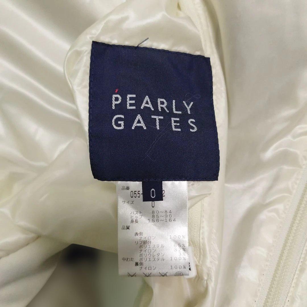 4way♡美品✨パーリーゲイツ ダウンスニード&ベスト ネイビー×ホワイト 0