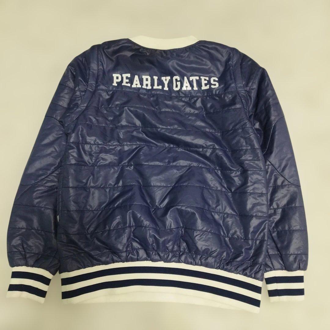 4way♡美品✨パーリーゲイツ ダウンスニード&ベスト ネイビー×ホワイト 0