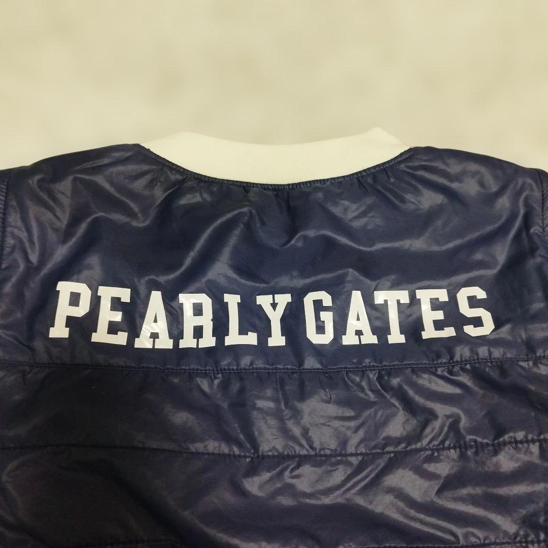 4way♡美品✨パーリーゲイツ ダウンスニード&ベスト ネイビー×ホワイト 0