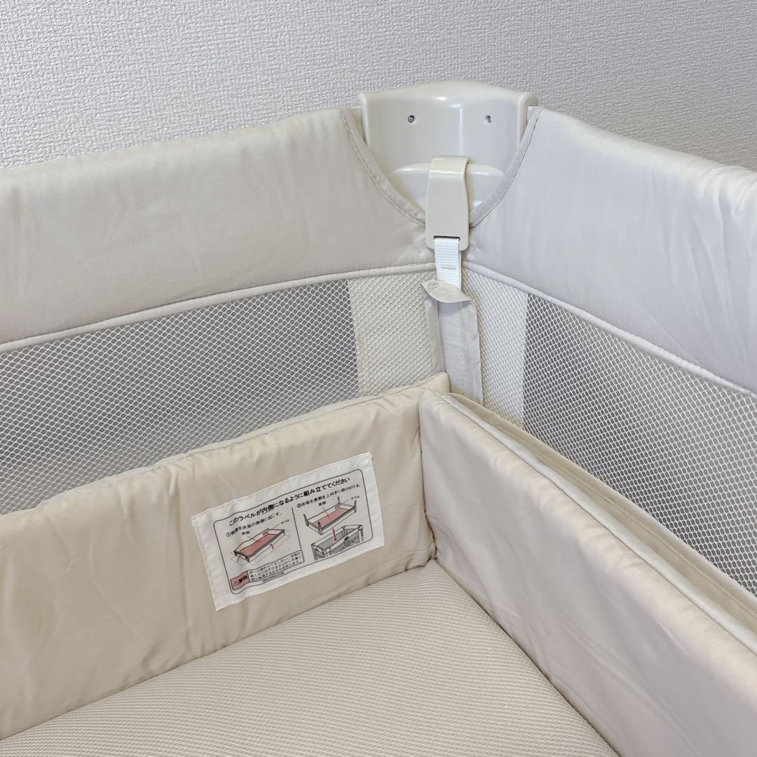 【美品】 Aprica ココネルエアー ベビーベッド 66046 アップリカ