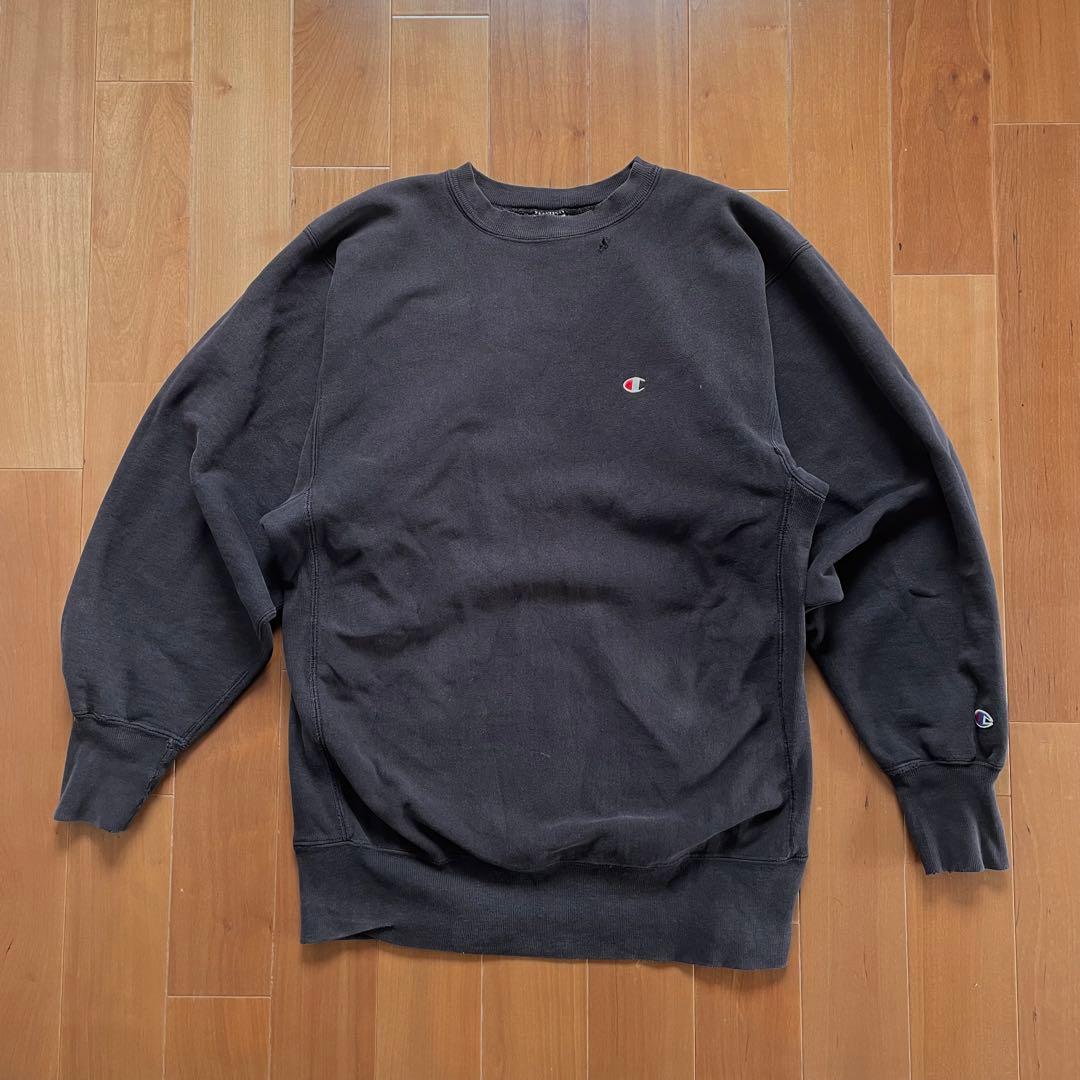 チャンピオン 90s リバースウィーブ ブラック　XXL