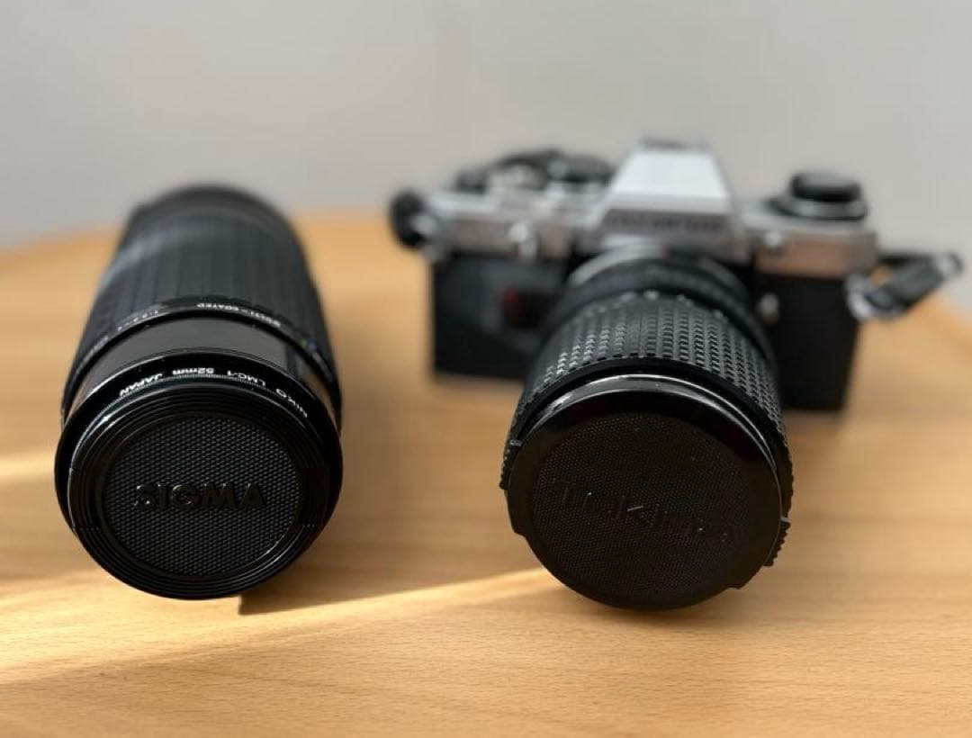 オリンパスOM-10フィルム一眼レフカメラ　トキナーレンズ シグマレンズセット