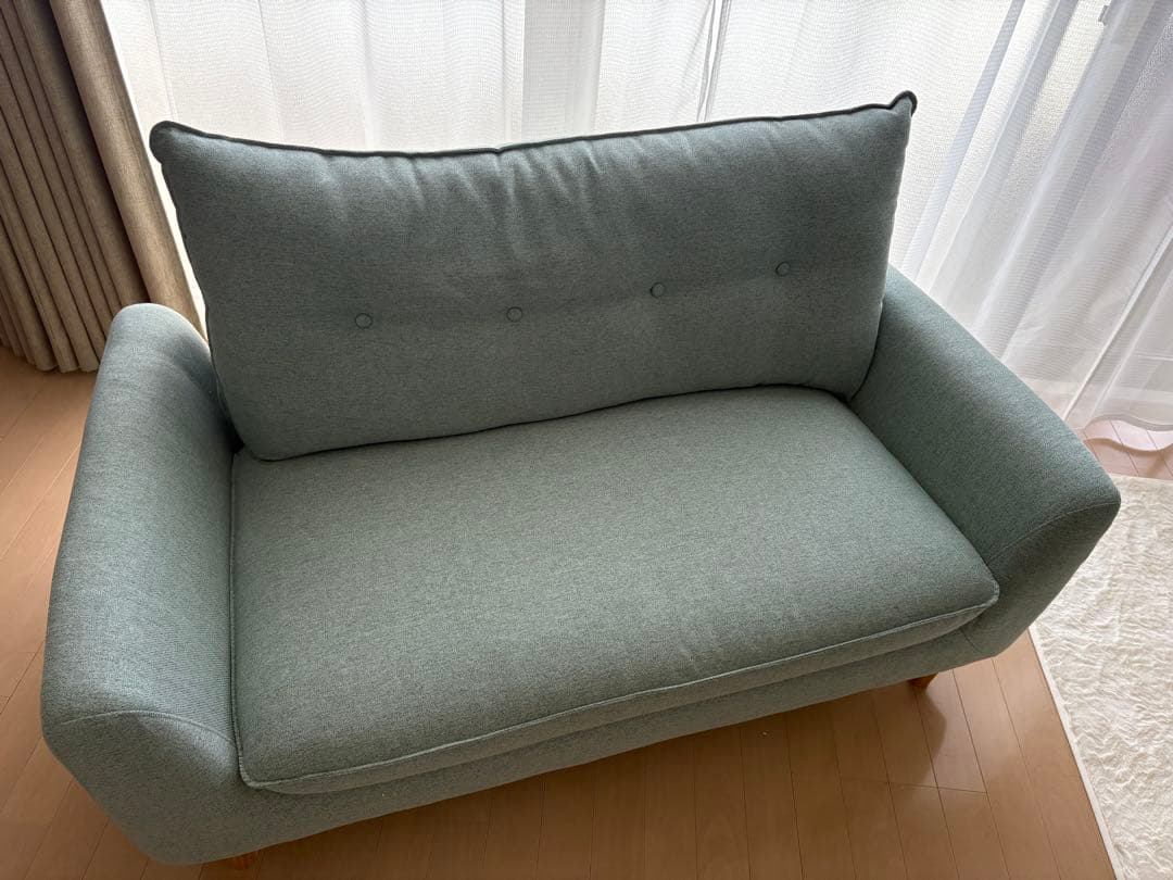 2人がけコンパクトソファ(ニトリ)