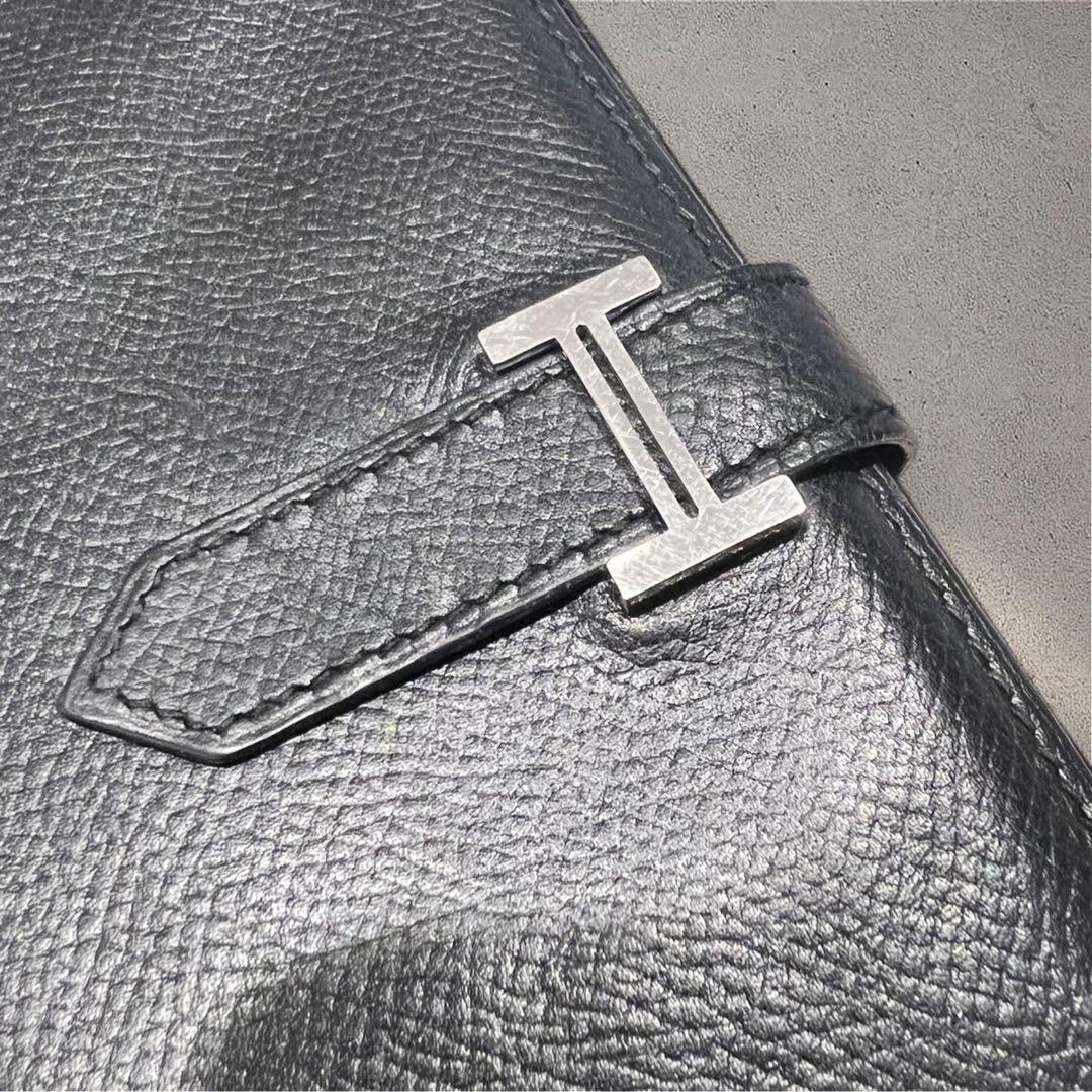 エルメス　財布　ベアンスフレ　ブラック　ウォレット