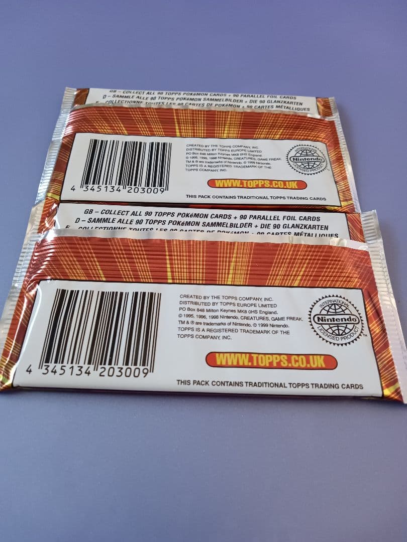 ポケモン トレーディングカードパック 2パック　未開封