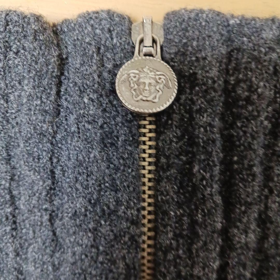 VERSACE JEANS COUTURE ニット 　ダークグレー　セーター