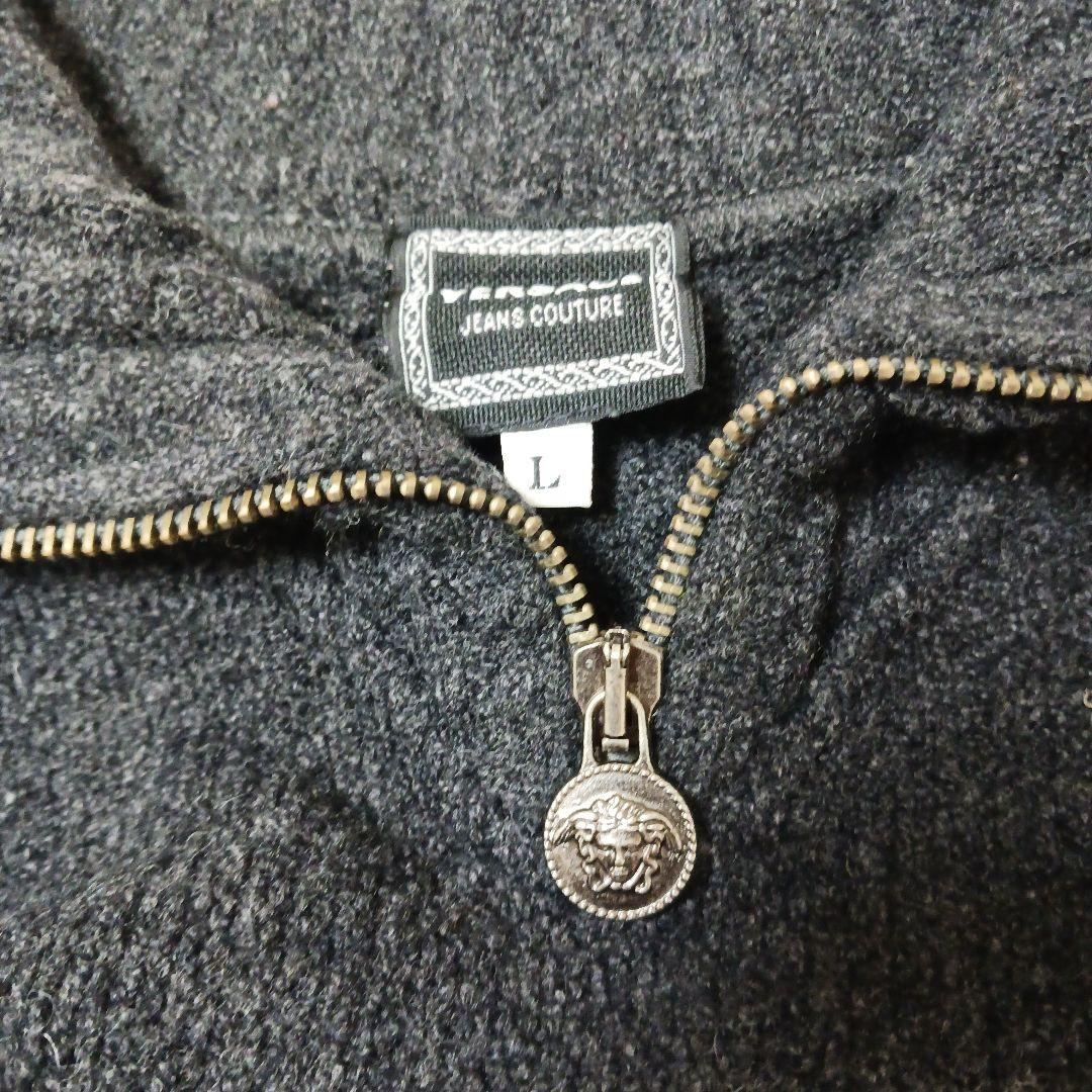 VERSACE JEANS COUTURE ニット 　ダークグレー　セーター