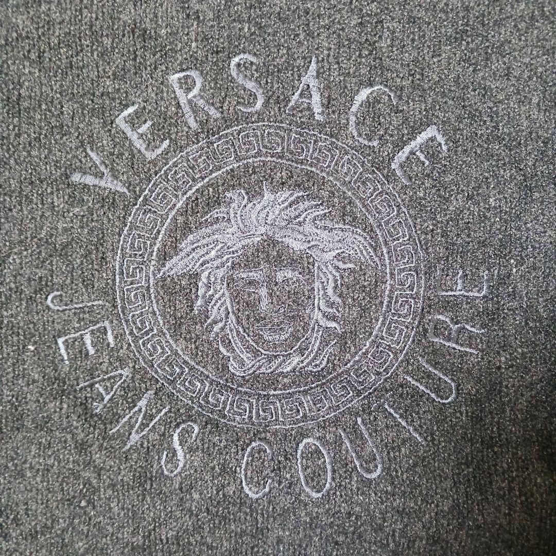 VERSACE JEANS COUTURE ニット 　ダークグレー　セーター