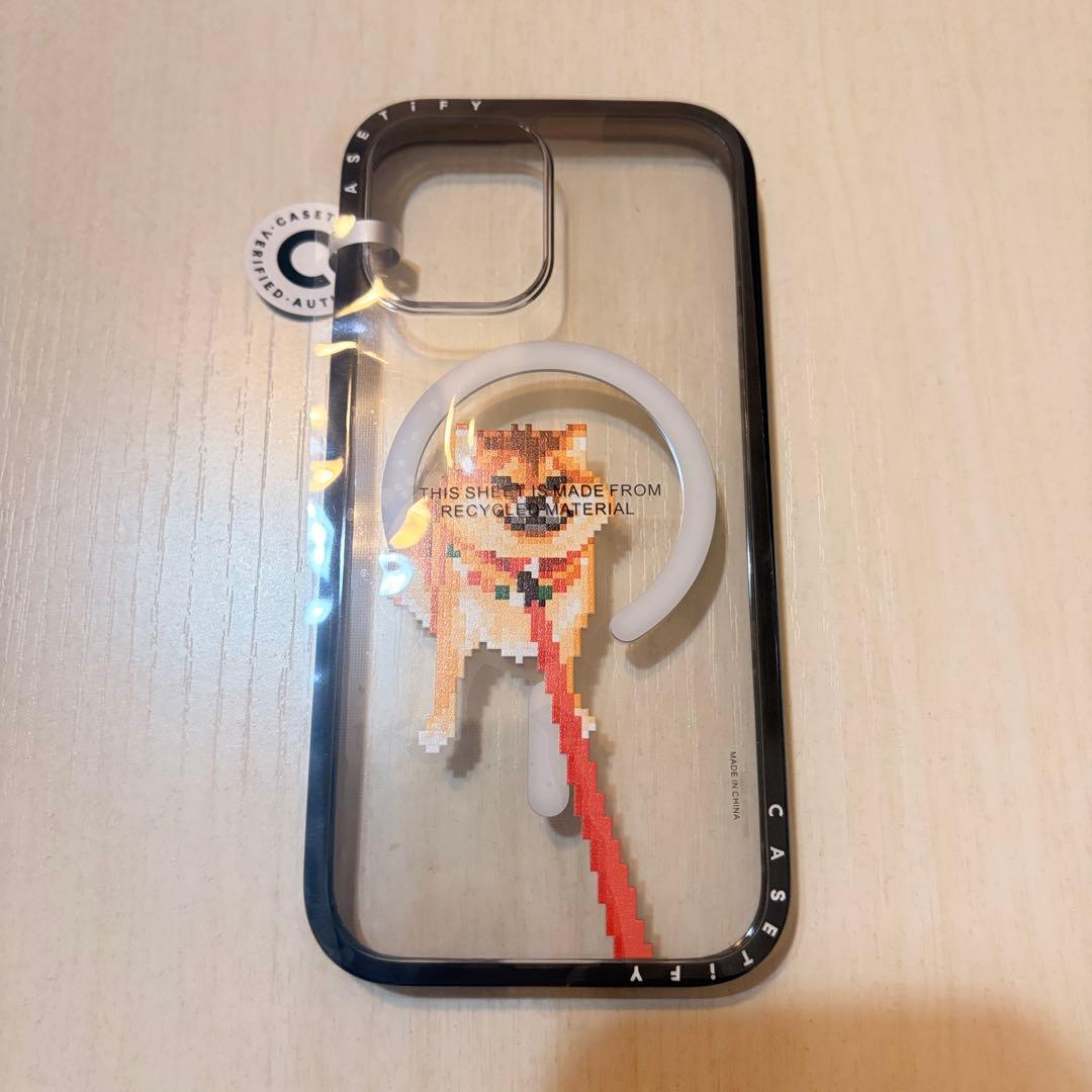 CASETiFY iPhone17 Stubborn Shiba 柴犬 ピクセル
