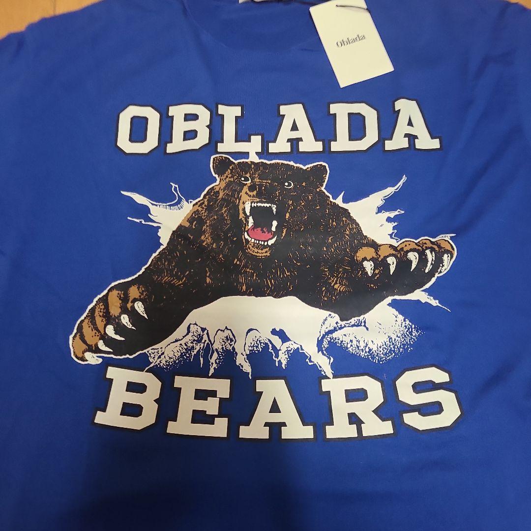 Oblada オブラダ　クマ グラフィック Tシャツ 半袖　新品未使用　タグ付き