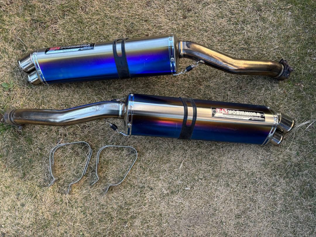 GSX1300Rハヤブサ用、ヨシムラスリップオンマフラー