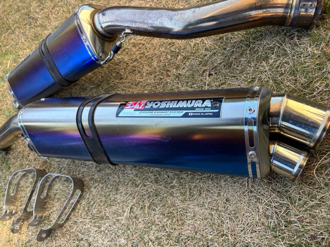 GSX1300Rハヤブサ用、ヨシムラスリップオンマフラー