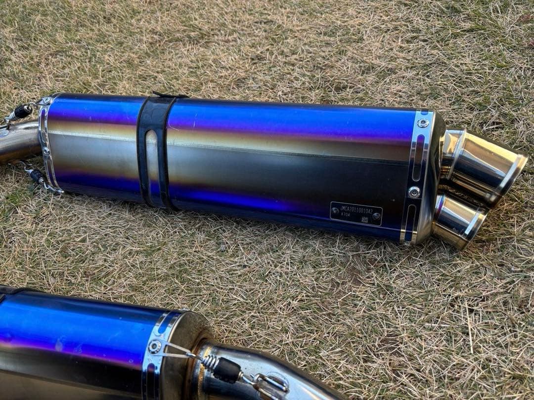 GSX1300Rハヤブサ用、ヨシムラスリップオンマフラー